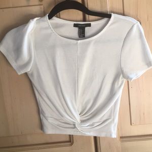 Knotted crop top